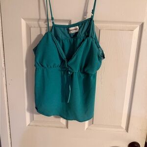 No Boundaries Teal Camisole Top